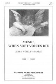 Music When Soft Voices Die SSAA choral sheet music cover Thumbnail